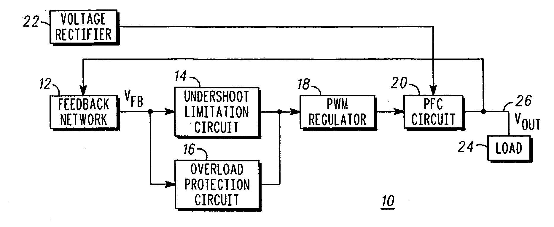 Method for regulating a voltage and circuit therefor