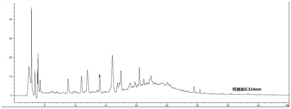 Establishment method of correlation feature fingerprints of chemical small molecule components of Dendrobium fringe