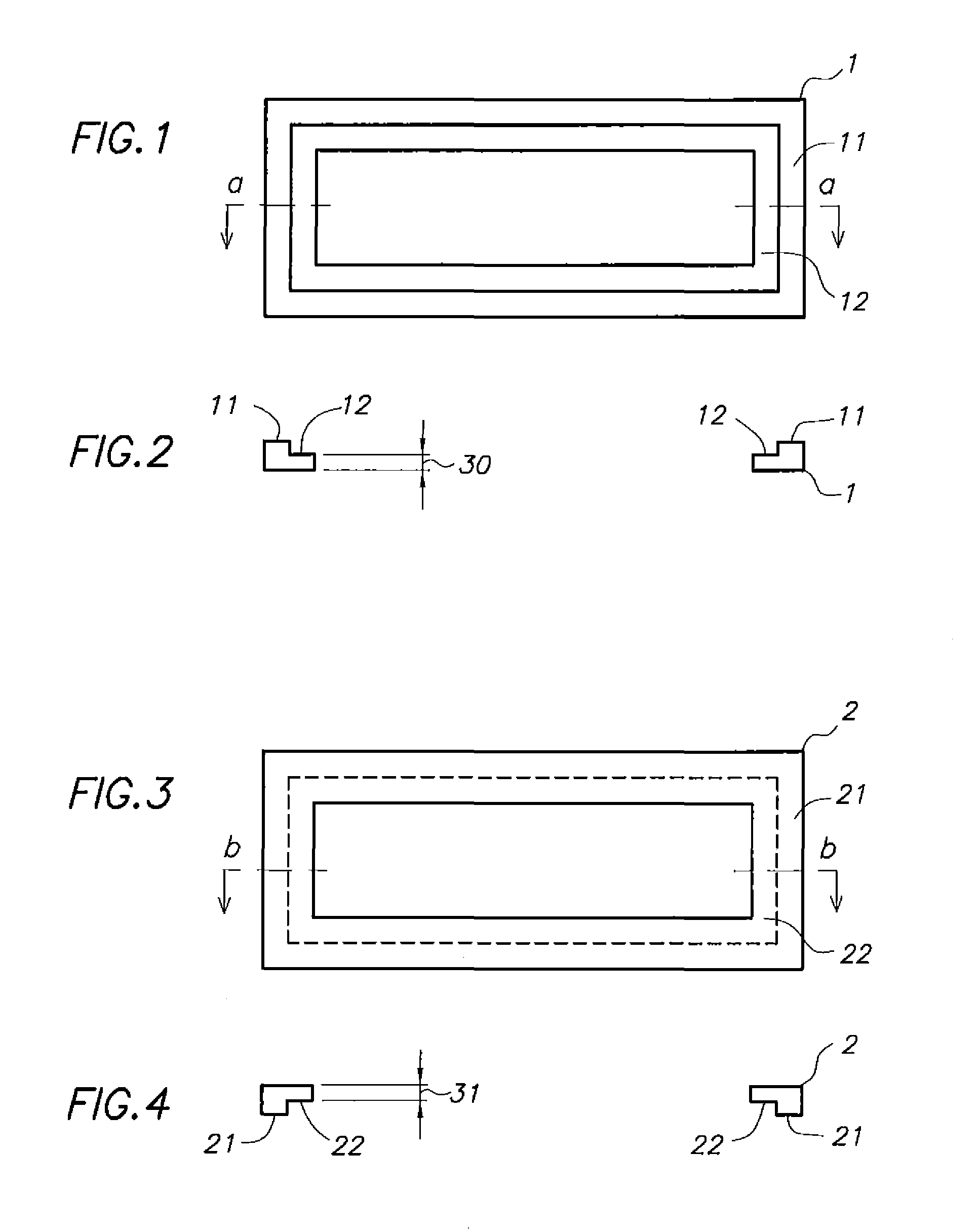 Frame for supporting a filter membrane