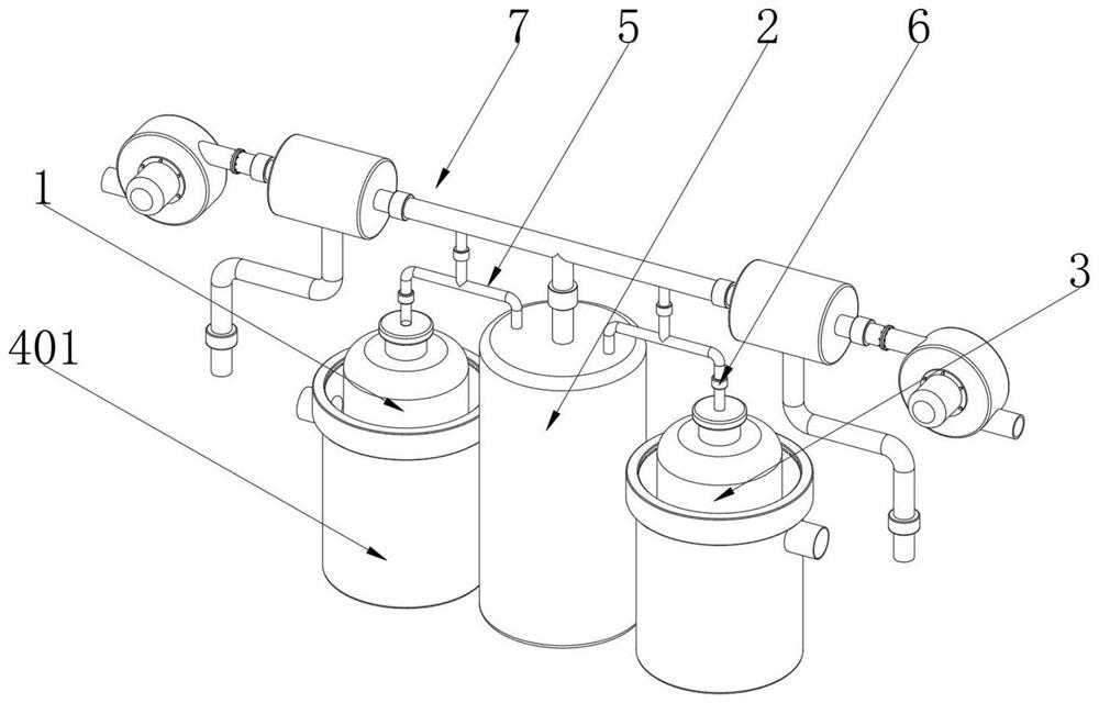 A liquefied gas classification purification device
