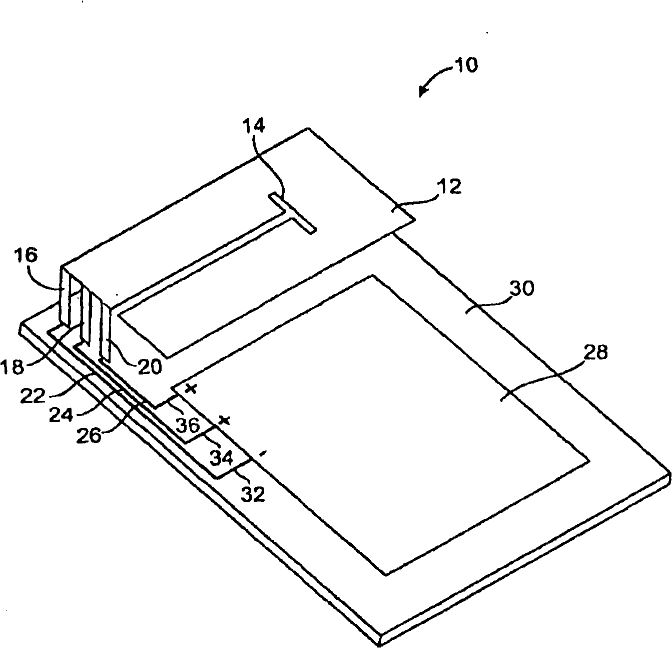 Button antenna for handheld devices