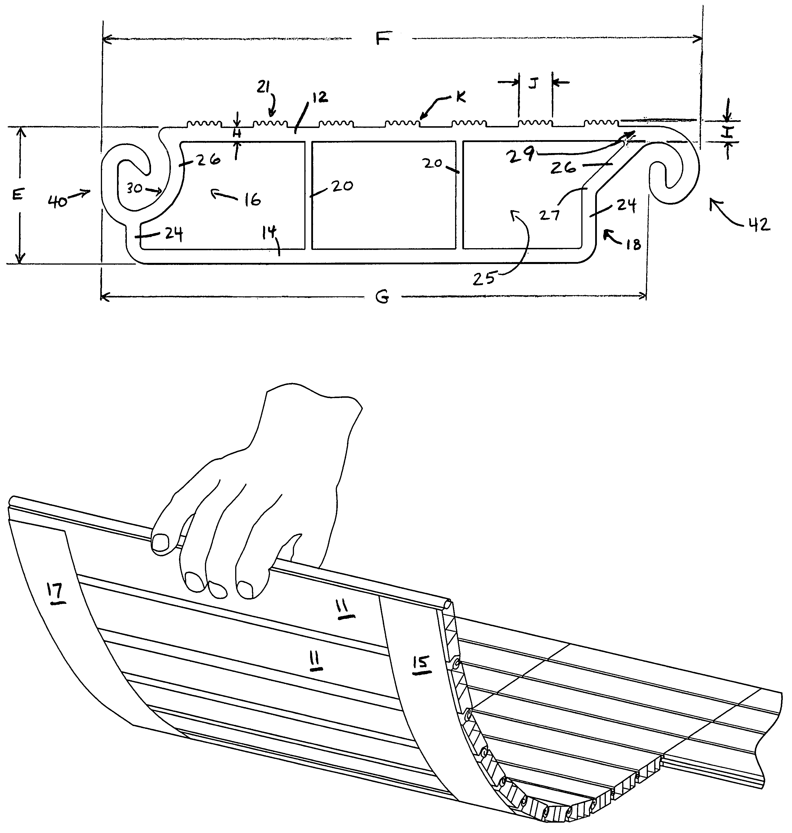 Roll-up surface, system and method