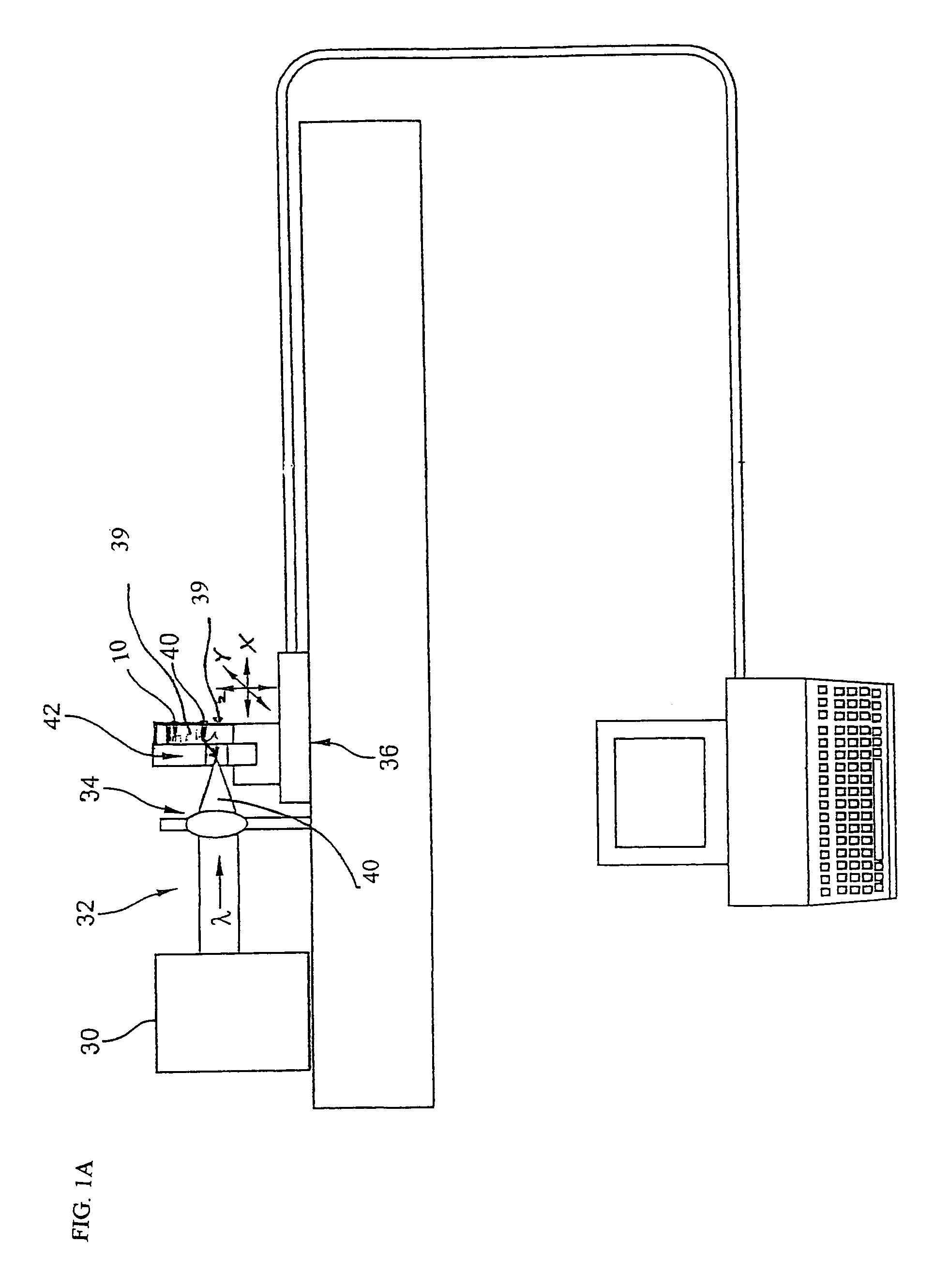 Method of making at least one hole in a transparent body and devices made by this method
