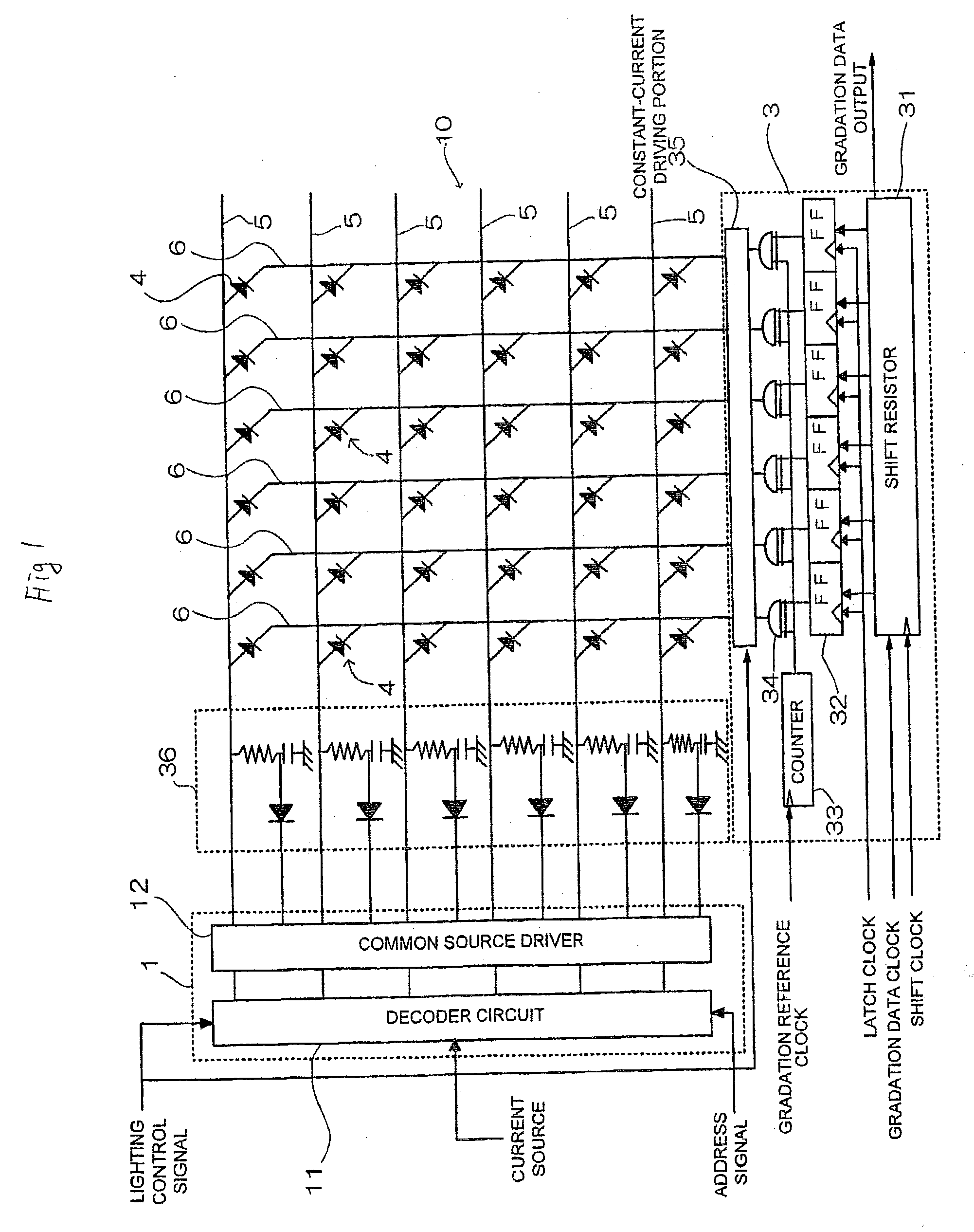 Control circuit for charging and discharging, illuminating apparatus and driving method thereof