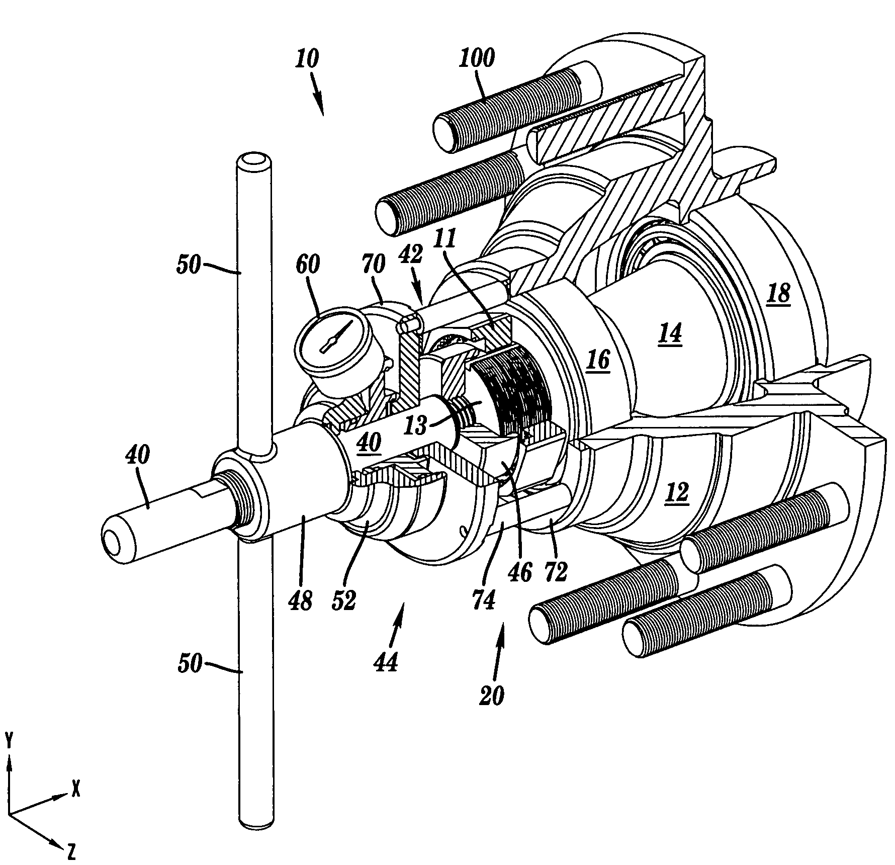 Method and apparatus for preloading a bearing