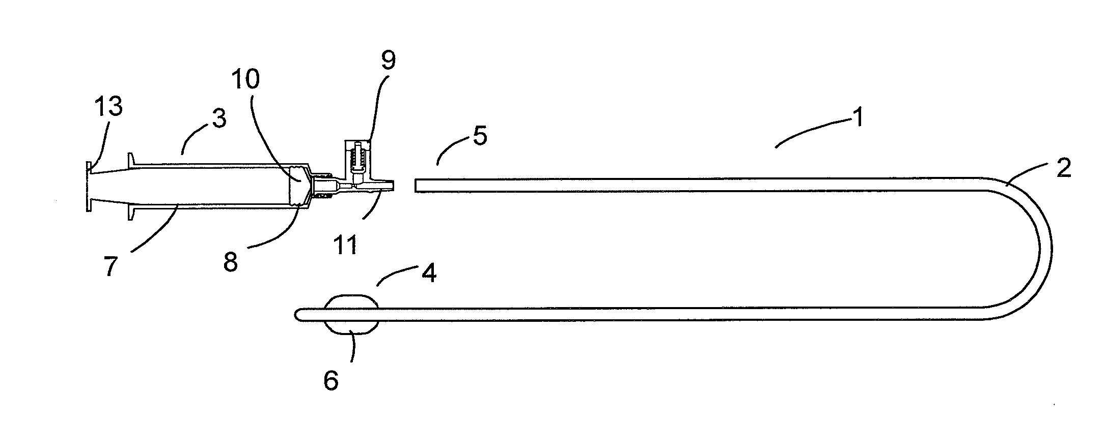 Transurethral catheter kit, and syringe assembly suitable for use in correctly inflating a transurethral catheter
