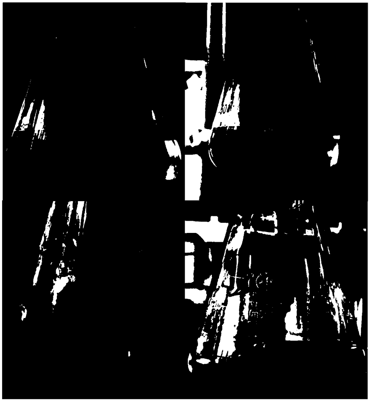 Method for rapidly removing organic pollutants in coal gas wastewater