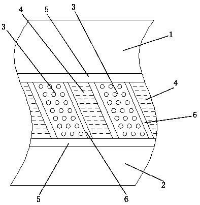 Inclined guide type textile fabric and preparation method thereof