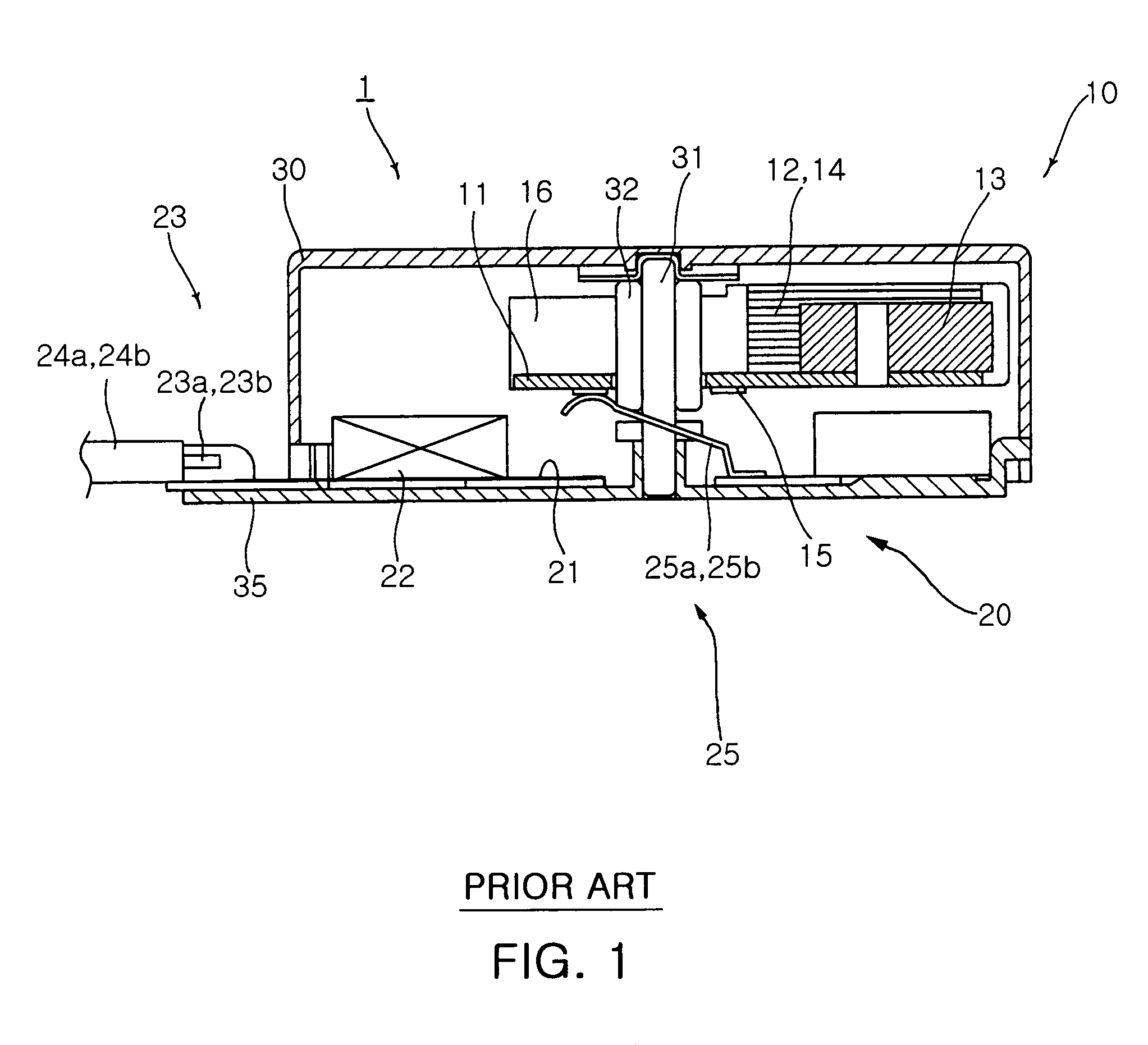 Flat type vibration motor