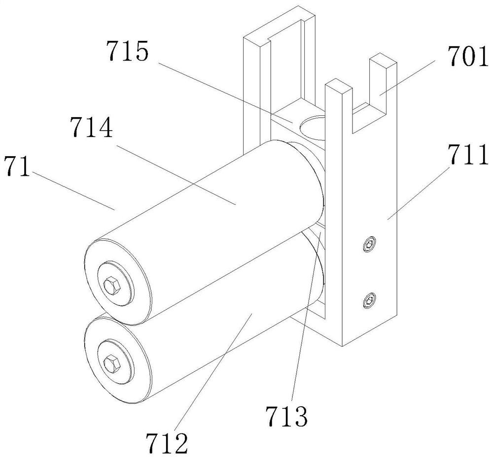 Knitted fabric straightening device for textile mill