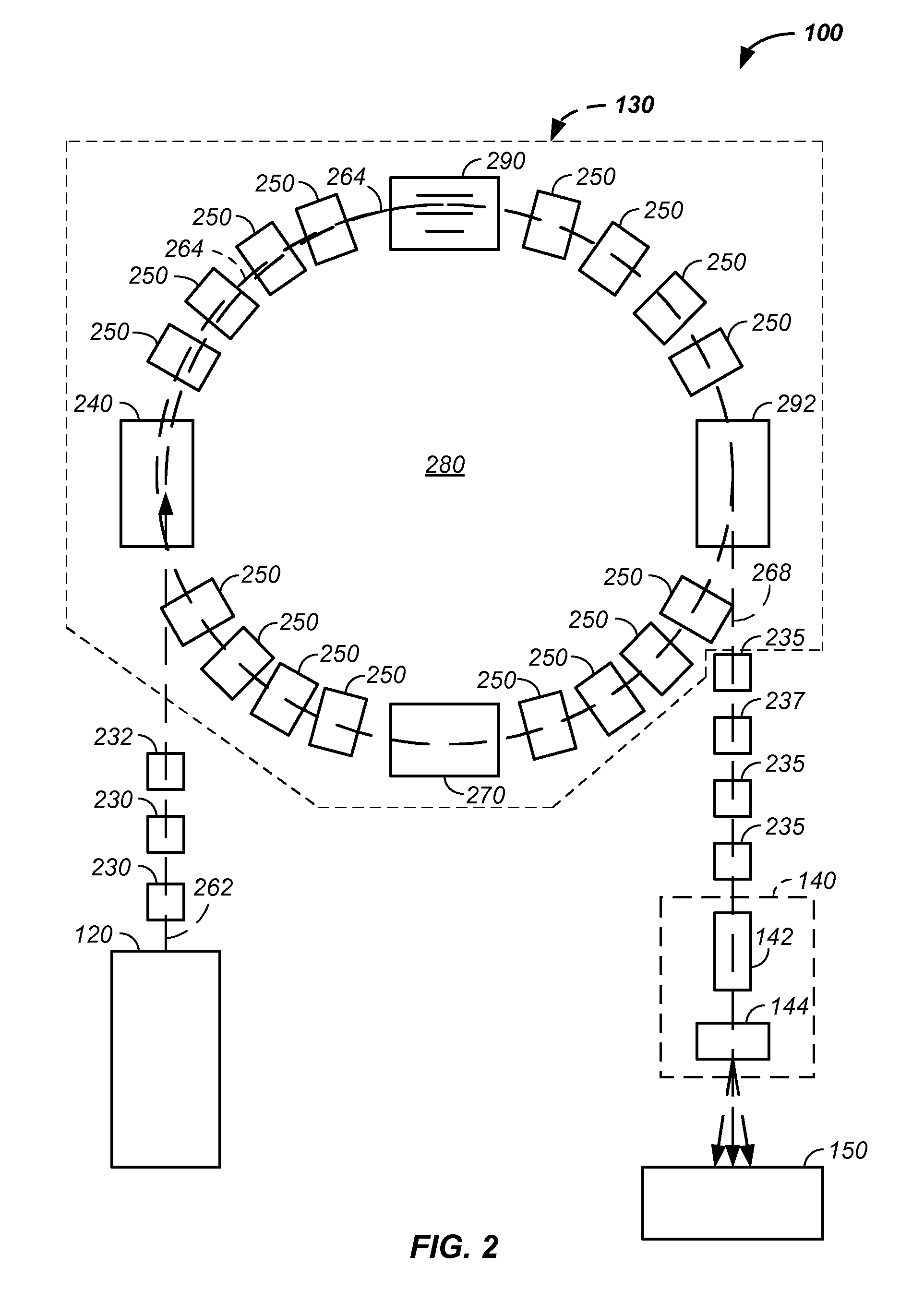 Charged particle cancer therapy and patient breath monitoring method and apparatus