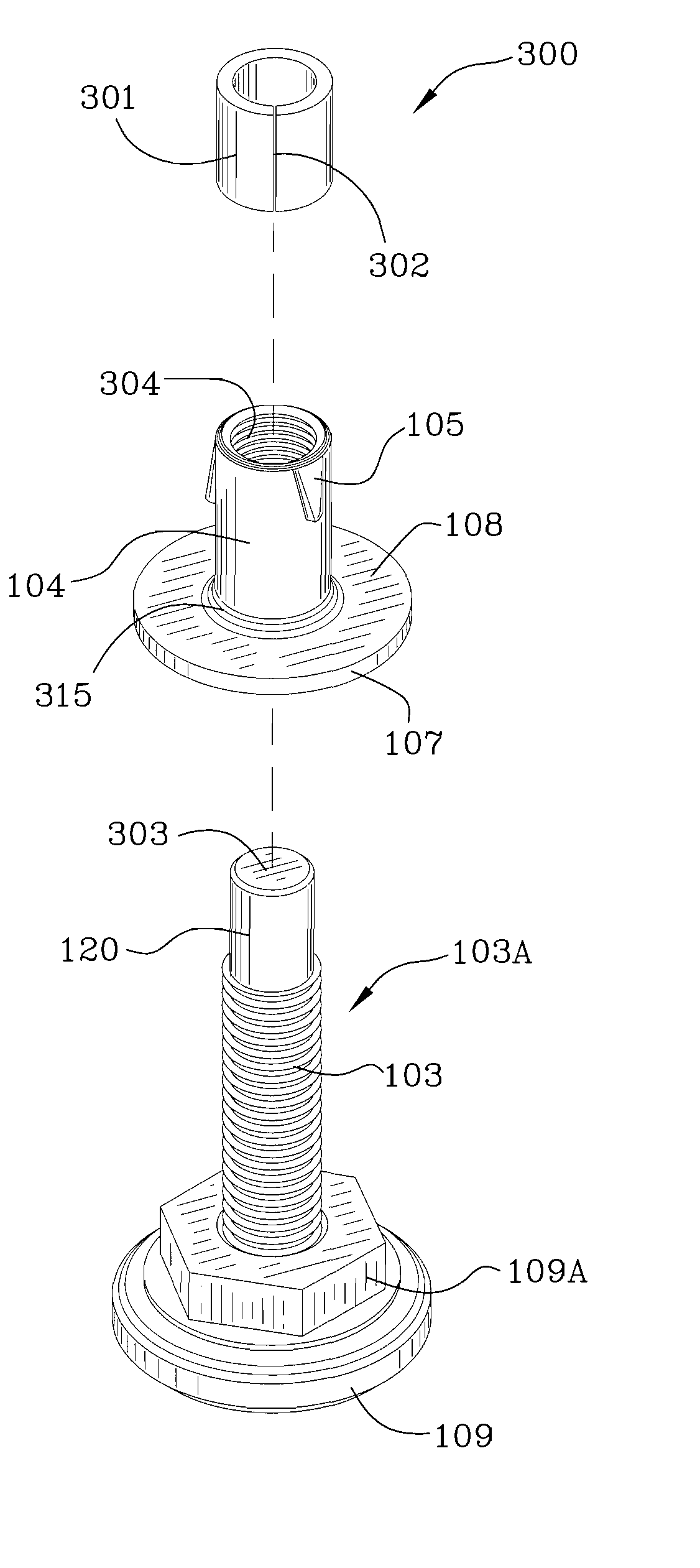 Leveling device and method for making same