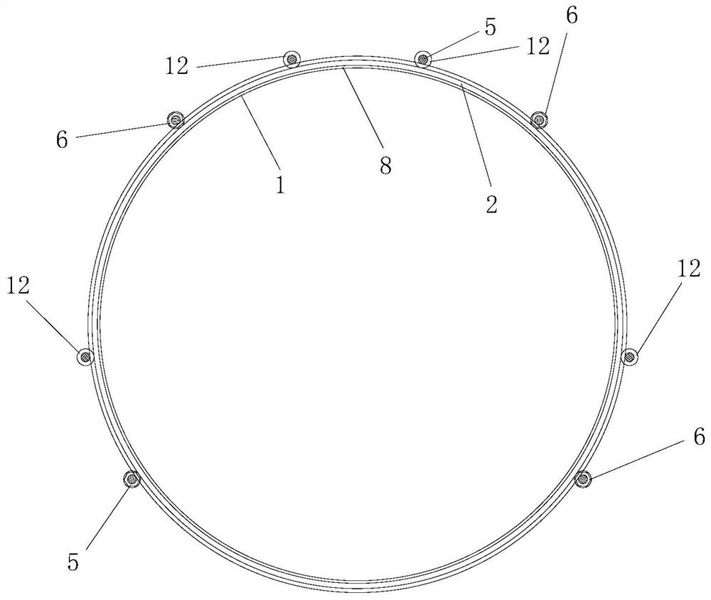 A splicing construction method of corrugated steel pipe gallery