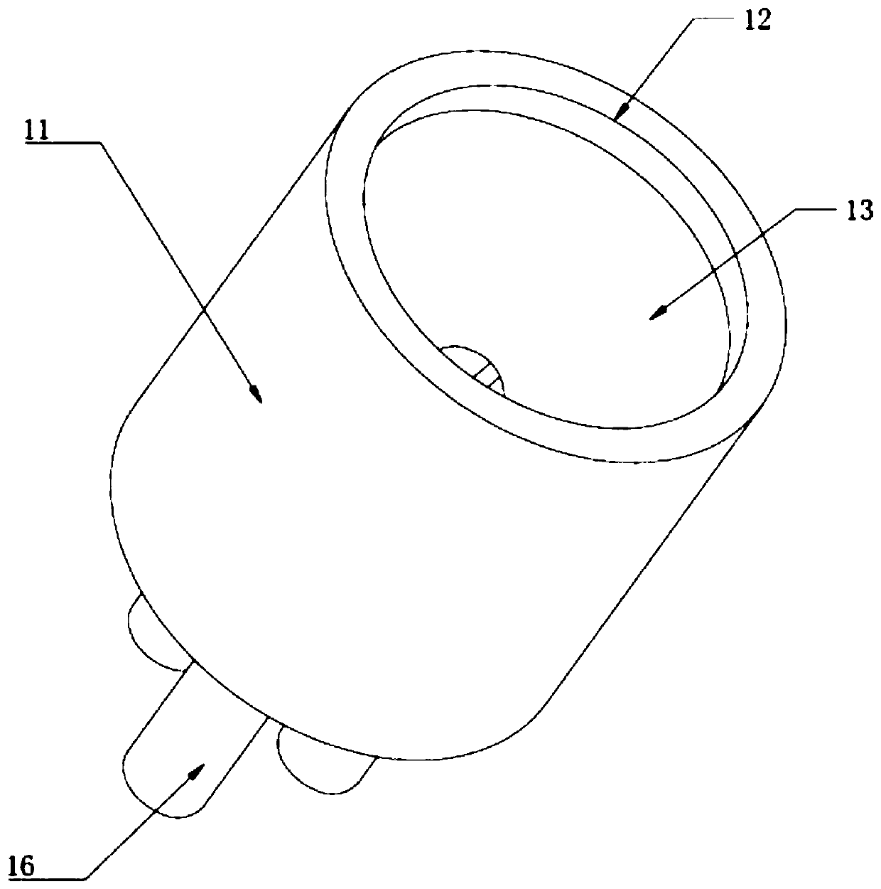 Efficient concrete mixing device