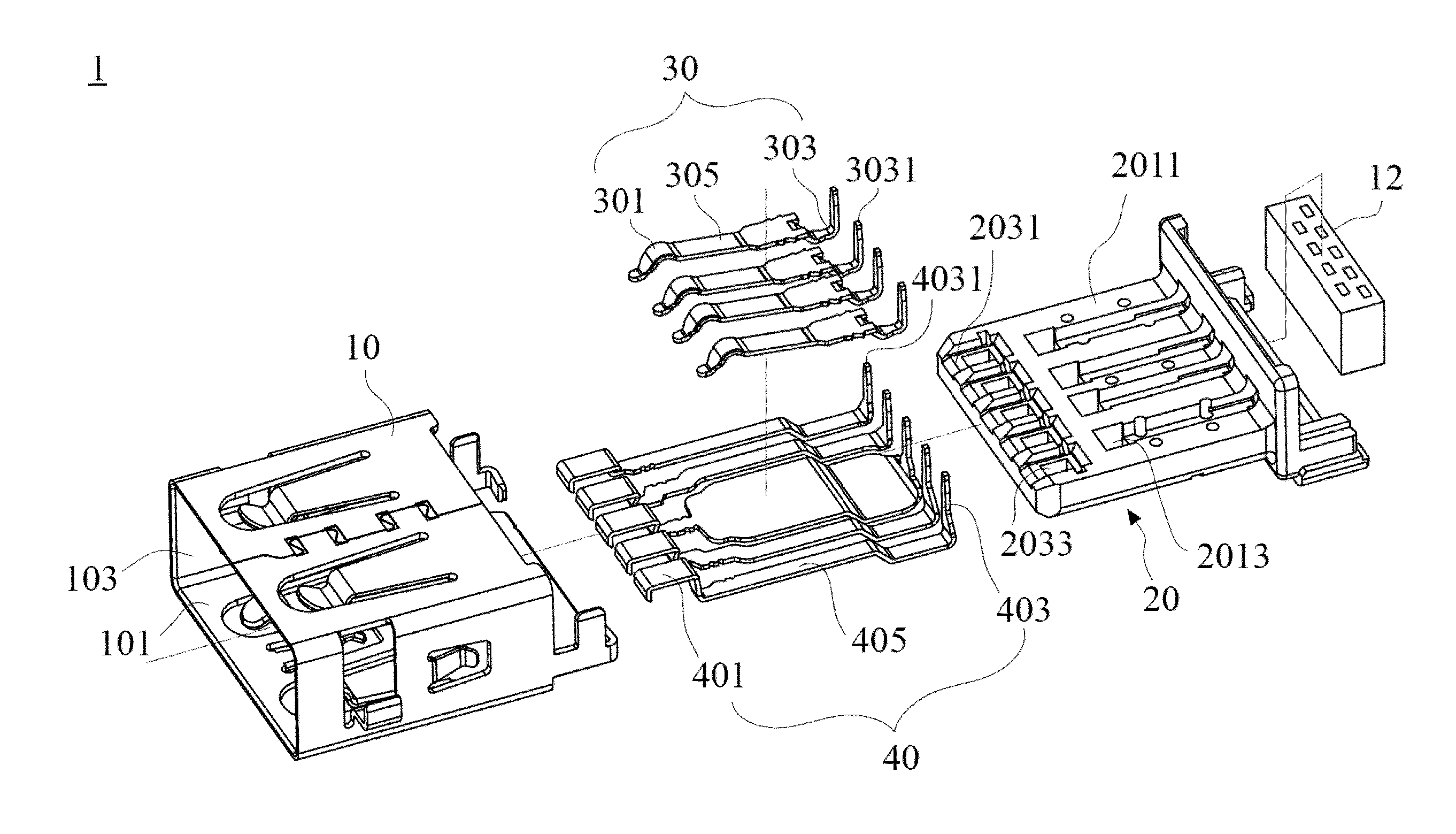 Universal serial bus connector