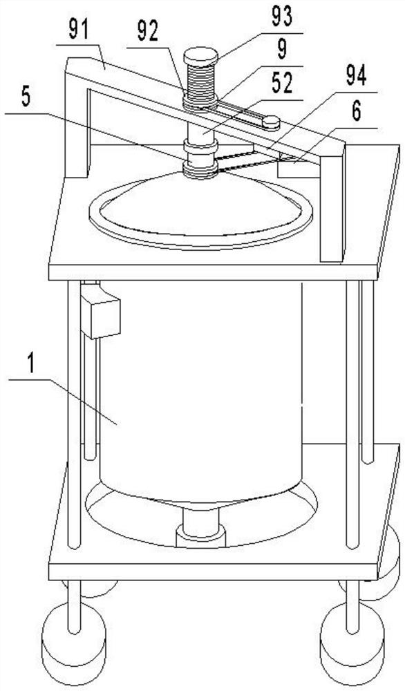 Experimental device for extracting luteoloside from plants