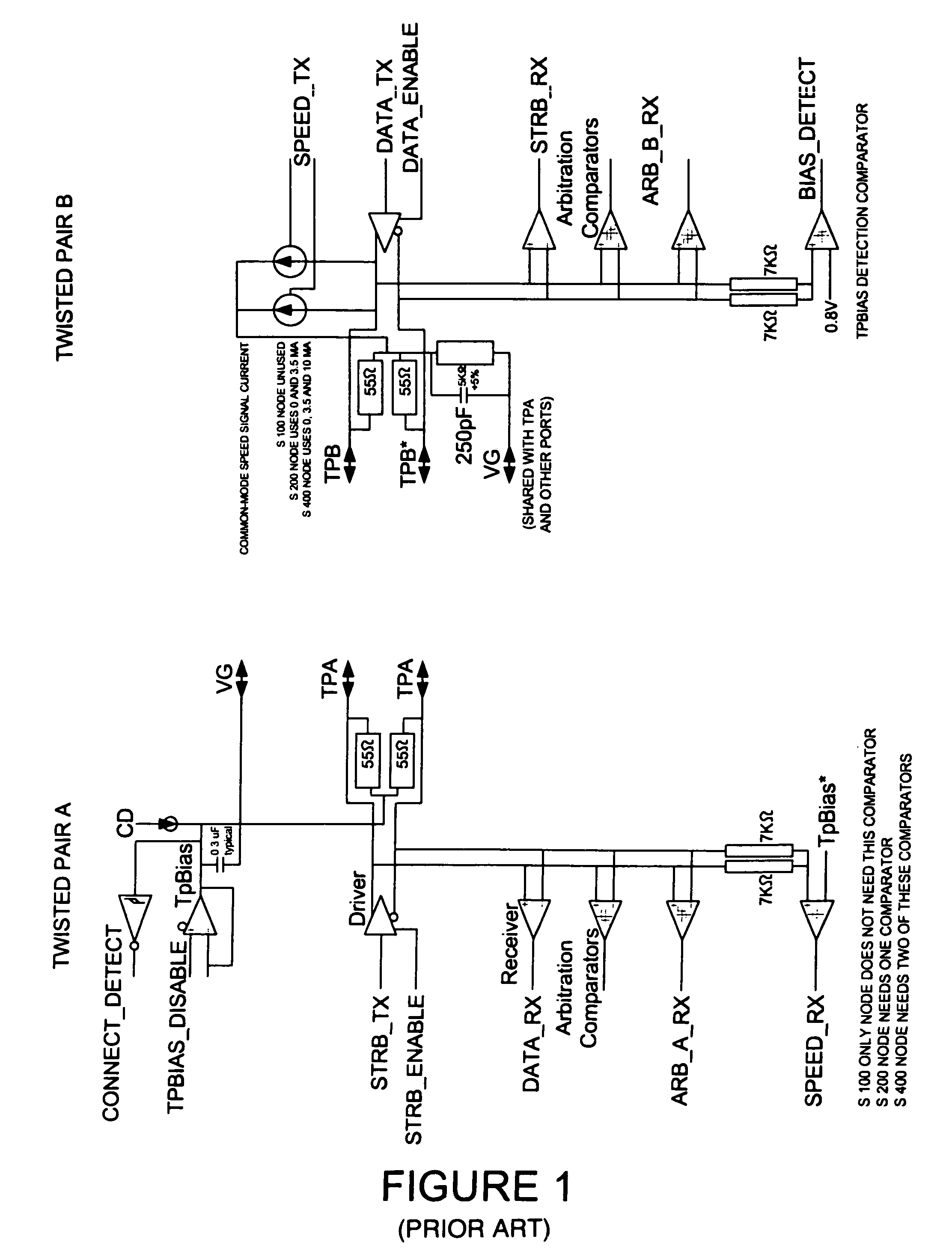 Differential current-mode driver with high common-mode range and controlled edge rates