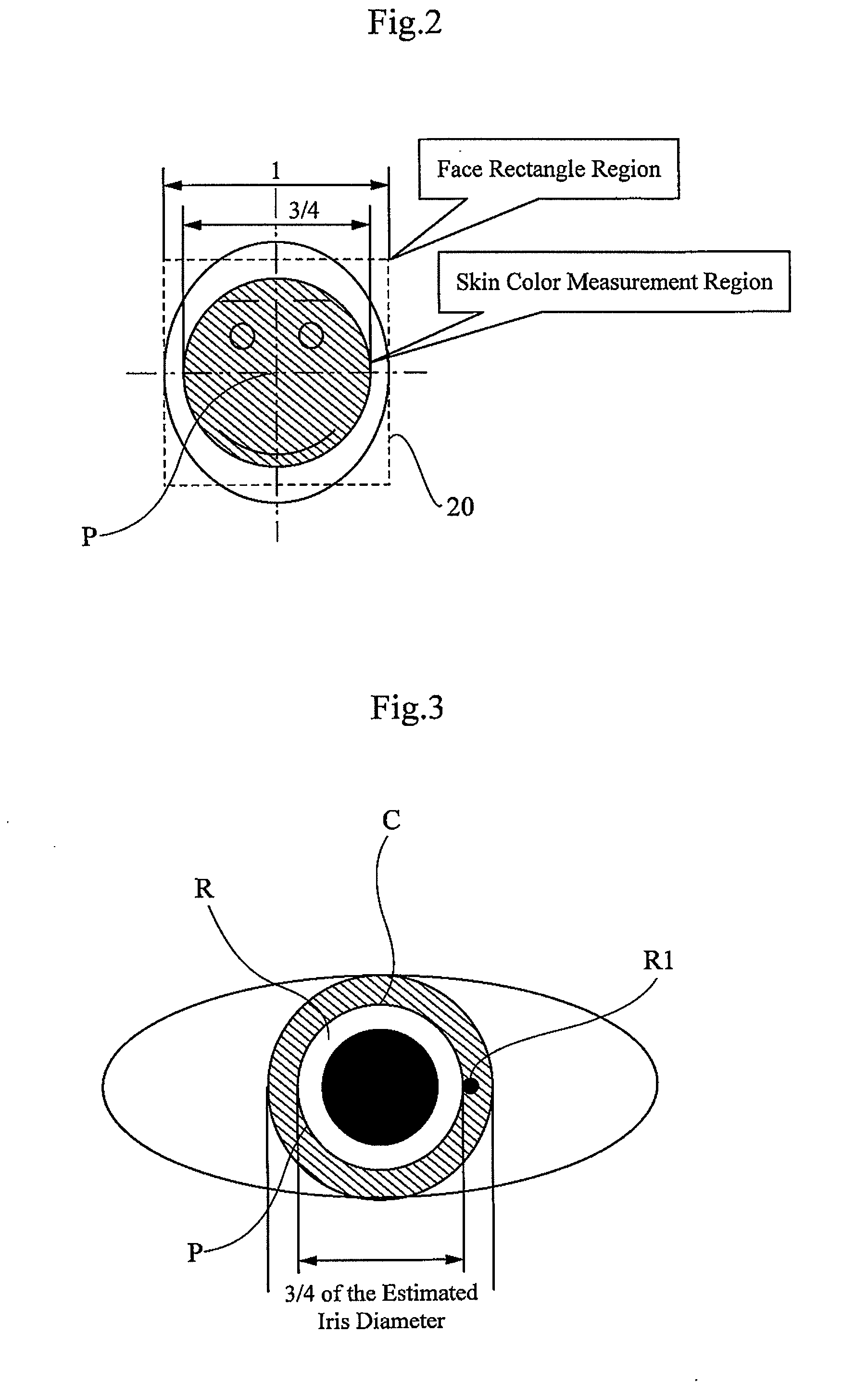 Pupil color correction device and program