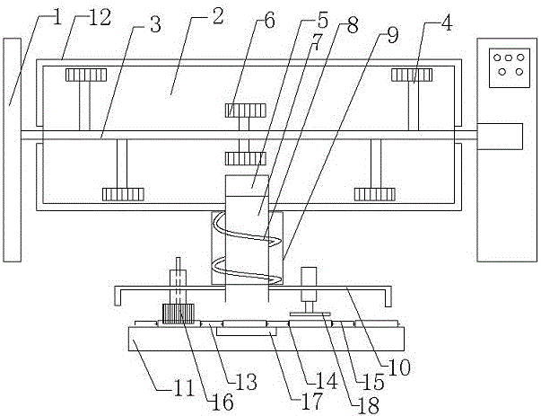 A rice laying device for making crispy rice