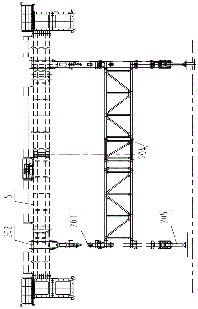 Novel large-tonnage bridge girder erection machine and construction method thereof