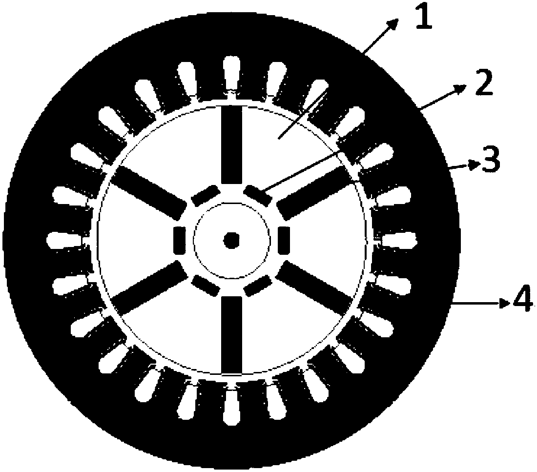 Permanent magnet synchronous motor and its rotor