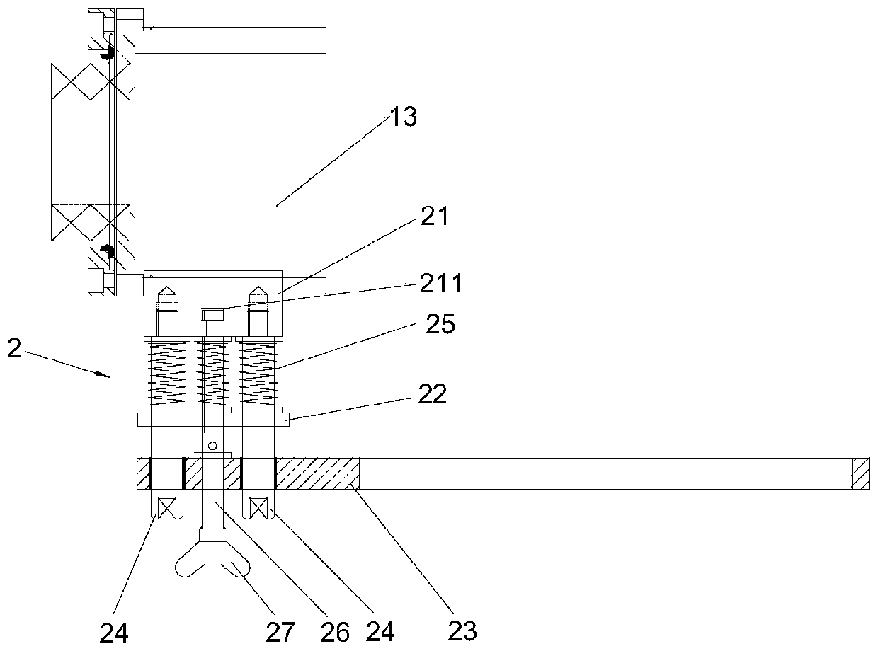 Paper roll placing mechanism of toilet paper rolling machine