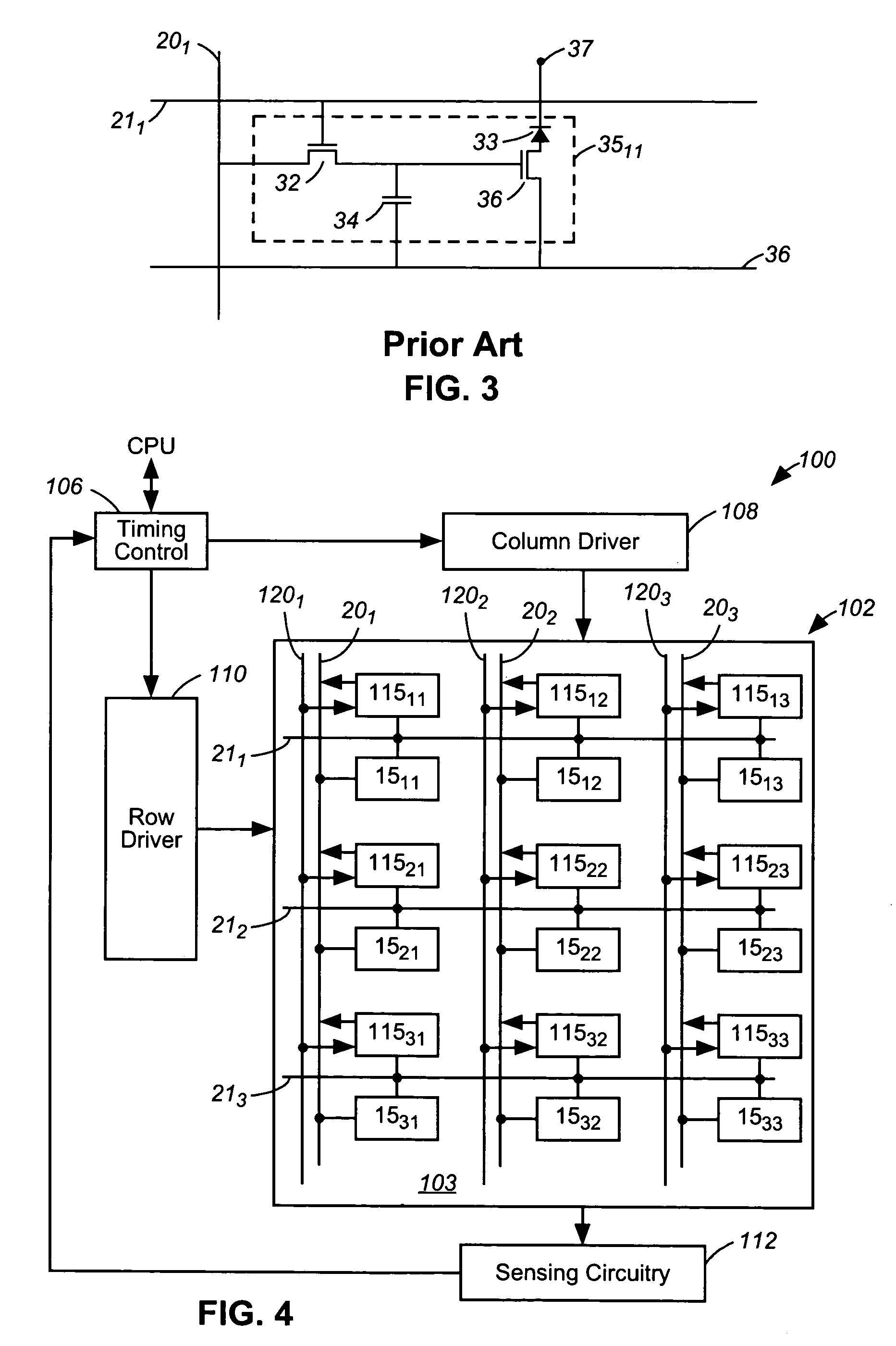 Display circuit with optical sensor