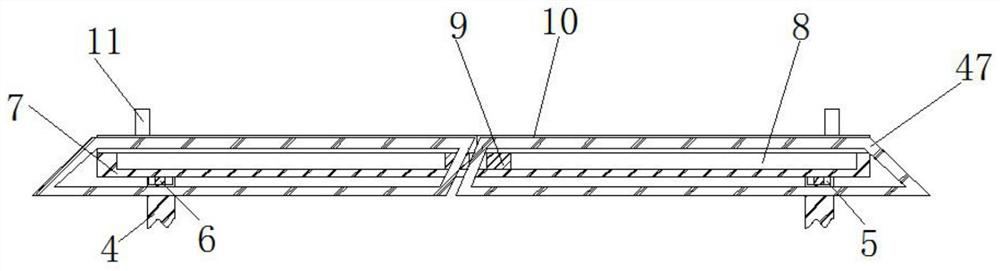 A vegetable planting rack with a nutrient solution supply device