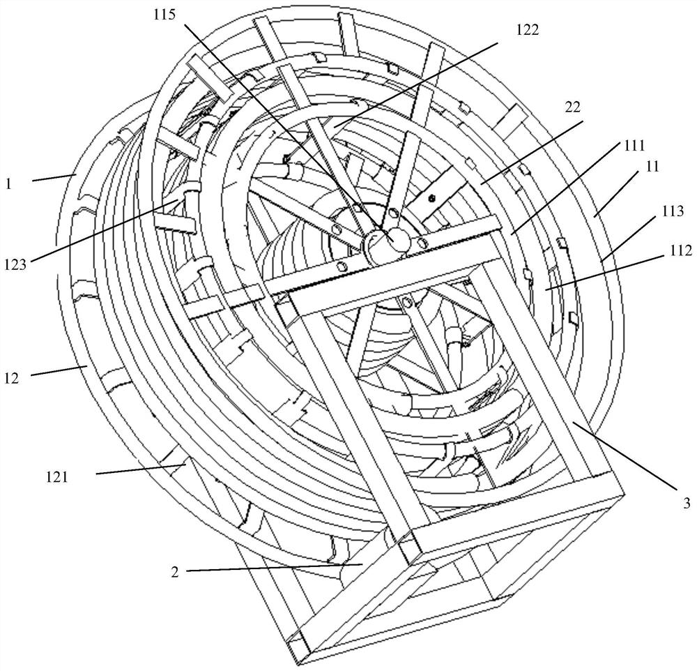 Cable reel and electric power operation vehicle using same