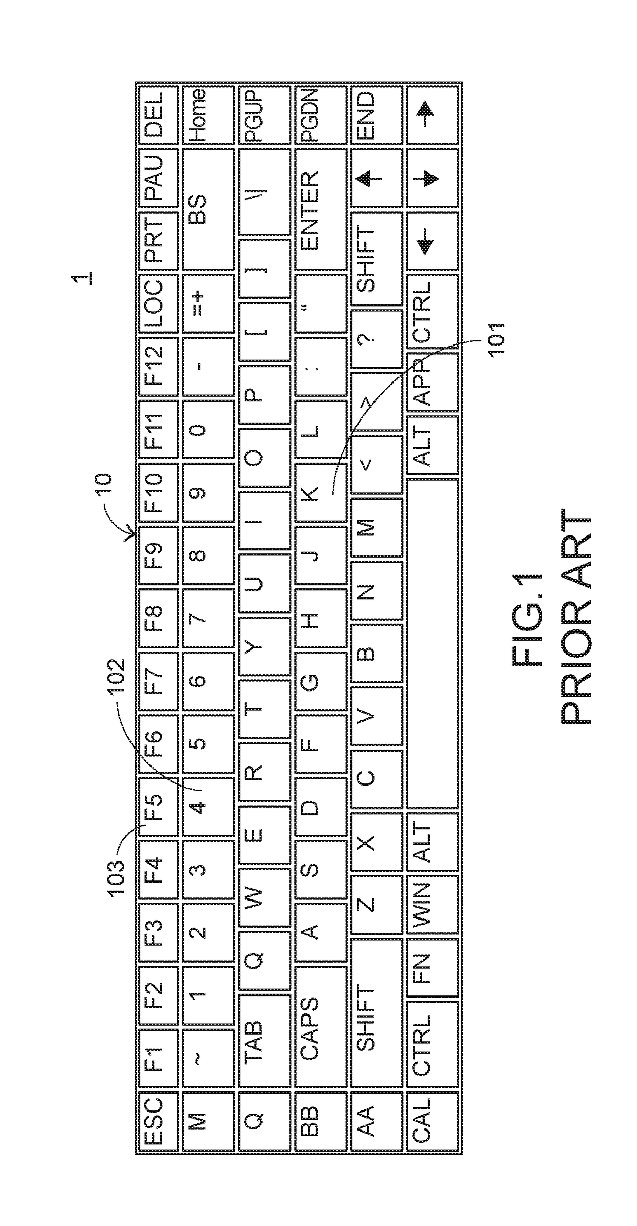 Luminous keyboard