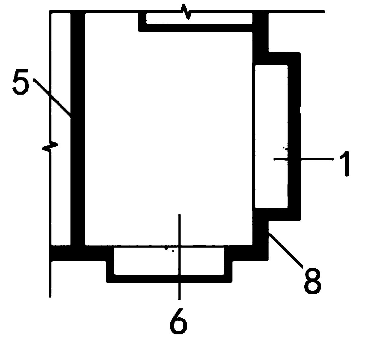 Residential building convex niche design method