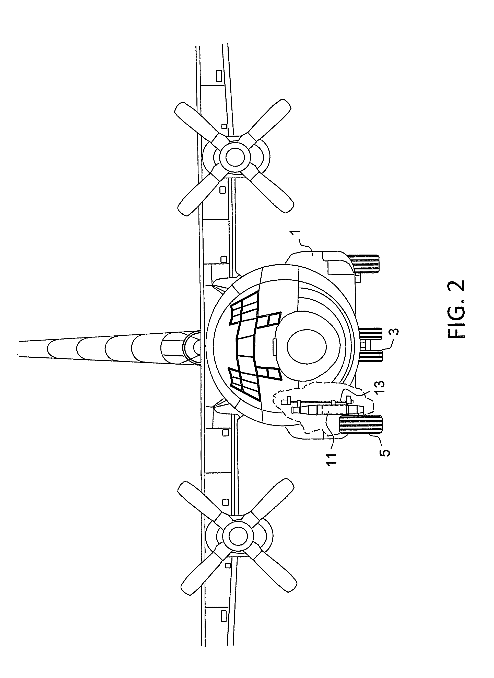 Method And Apparatus For Measuring The Weight Of A C-130 Aircraft With Jack-Screw Retraction Mechanism For The Main Landing Gear