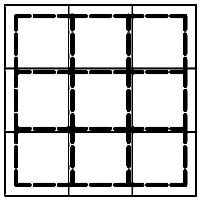 Seed crystal laying method for producing low-dislocation-density cast single crystal ingot or polycrystalline silicon ingot