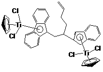 Synthetic method of bridged metallocene dinuclear catalyst