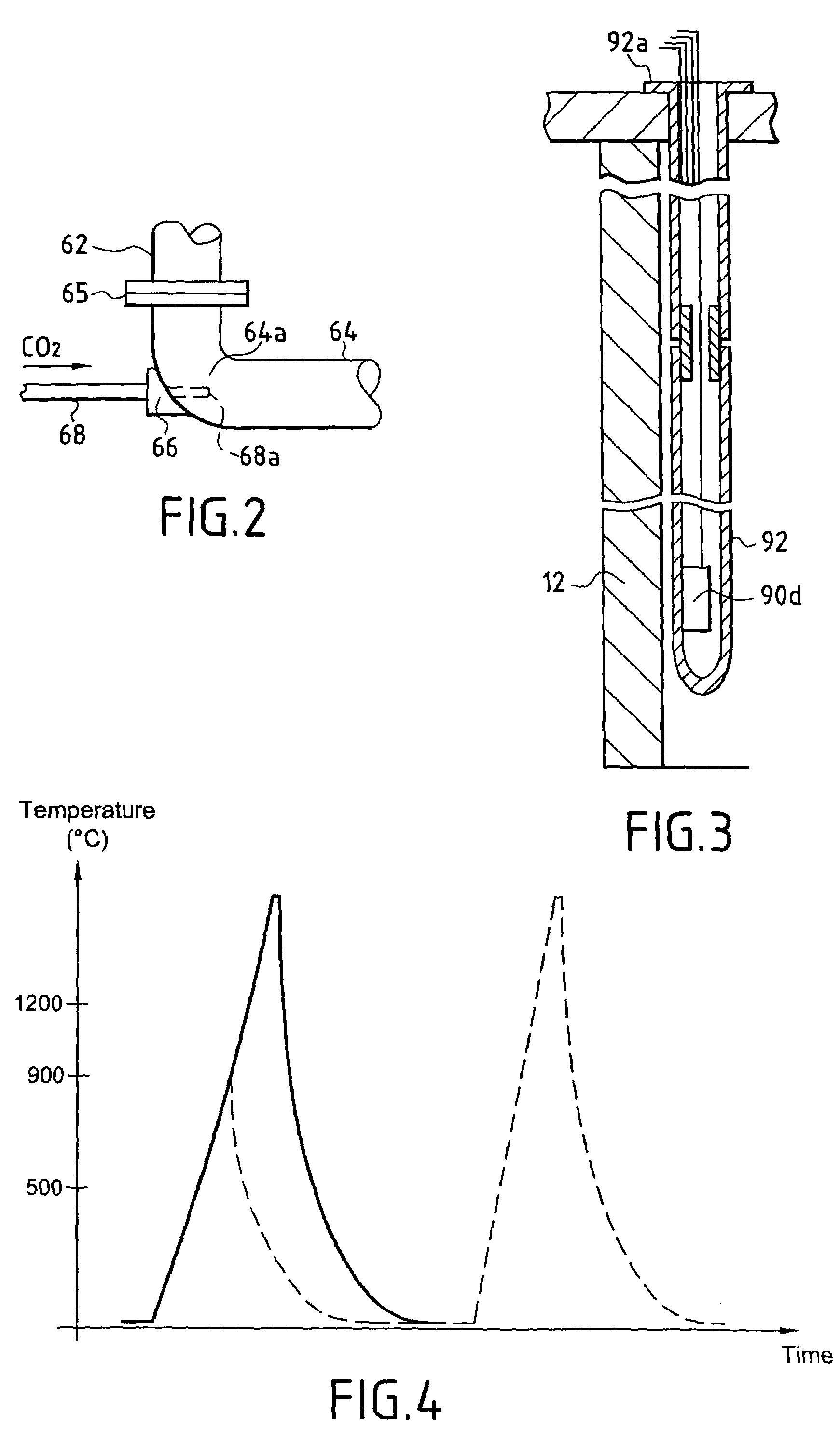 Method and an installation for obtaining carbon bodies from carbon-precursor bodies
