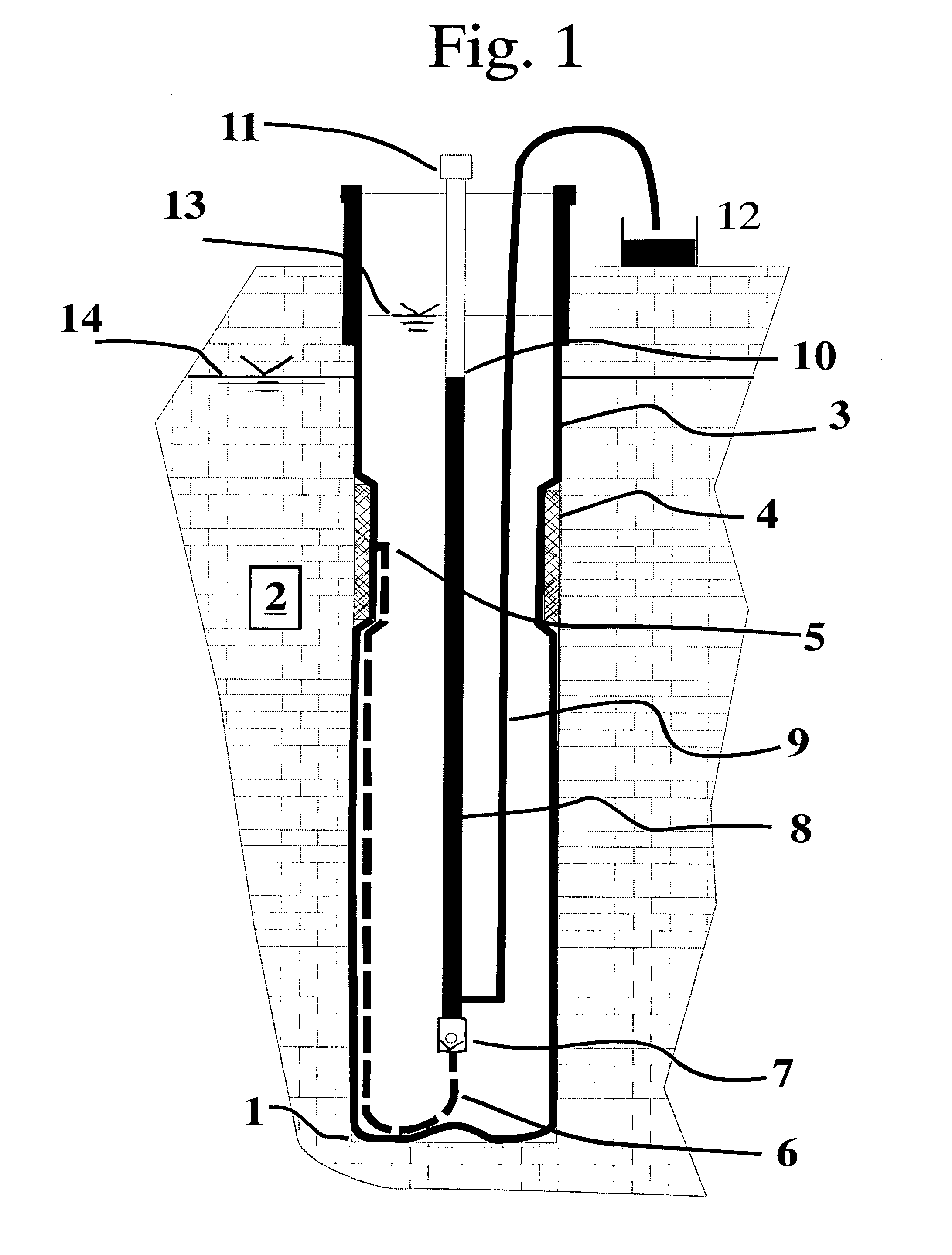 Pore fluid sampling system with diffusion barrier