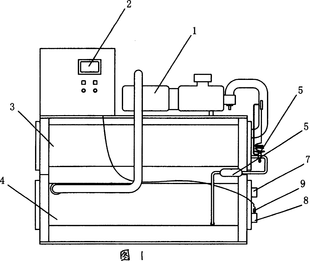 Adjusting method of cool-water screw precisioning air conditioner system
