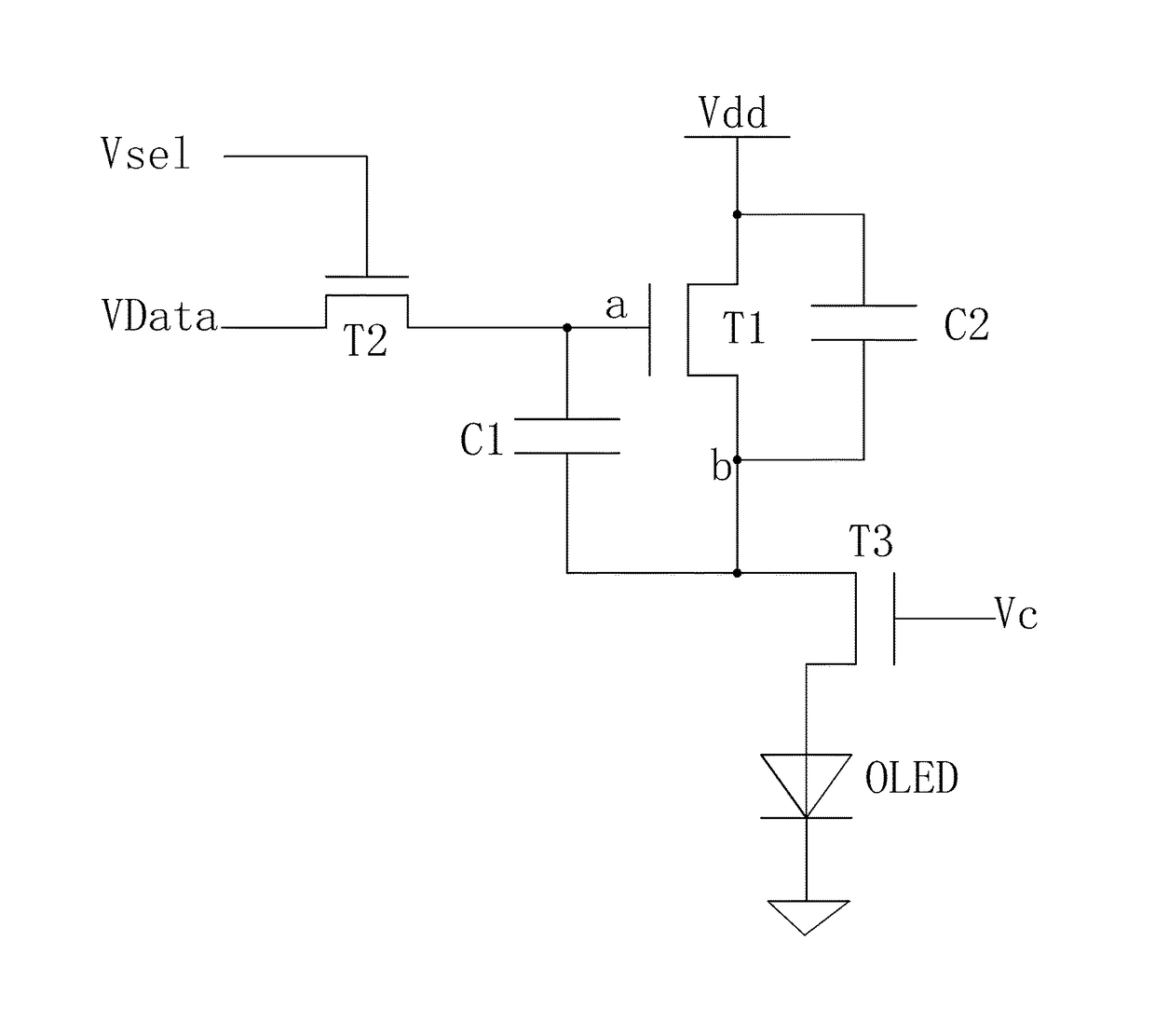 AMOLED pixel driver circuit and pixel driving method