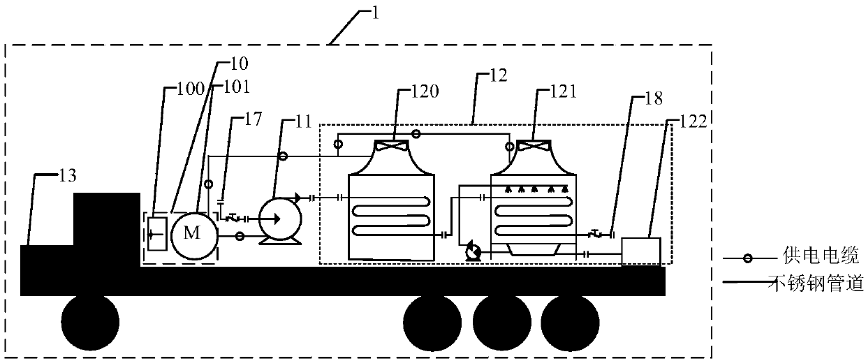 Mobile emergency cooling apparatus for spent fuel pool in nuclear power plant