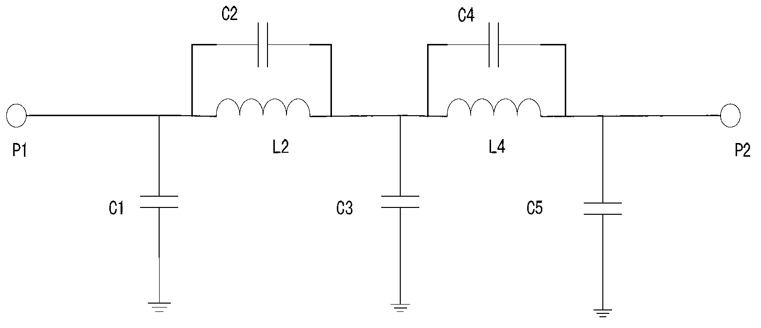 L-band miniature low-pass filter