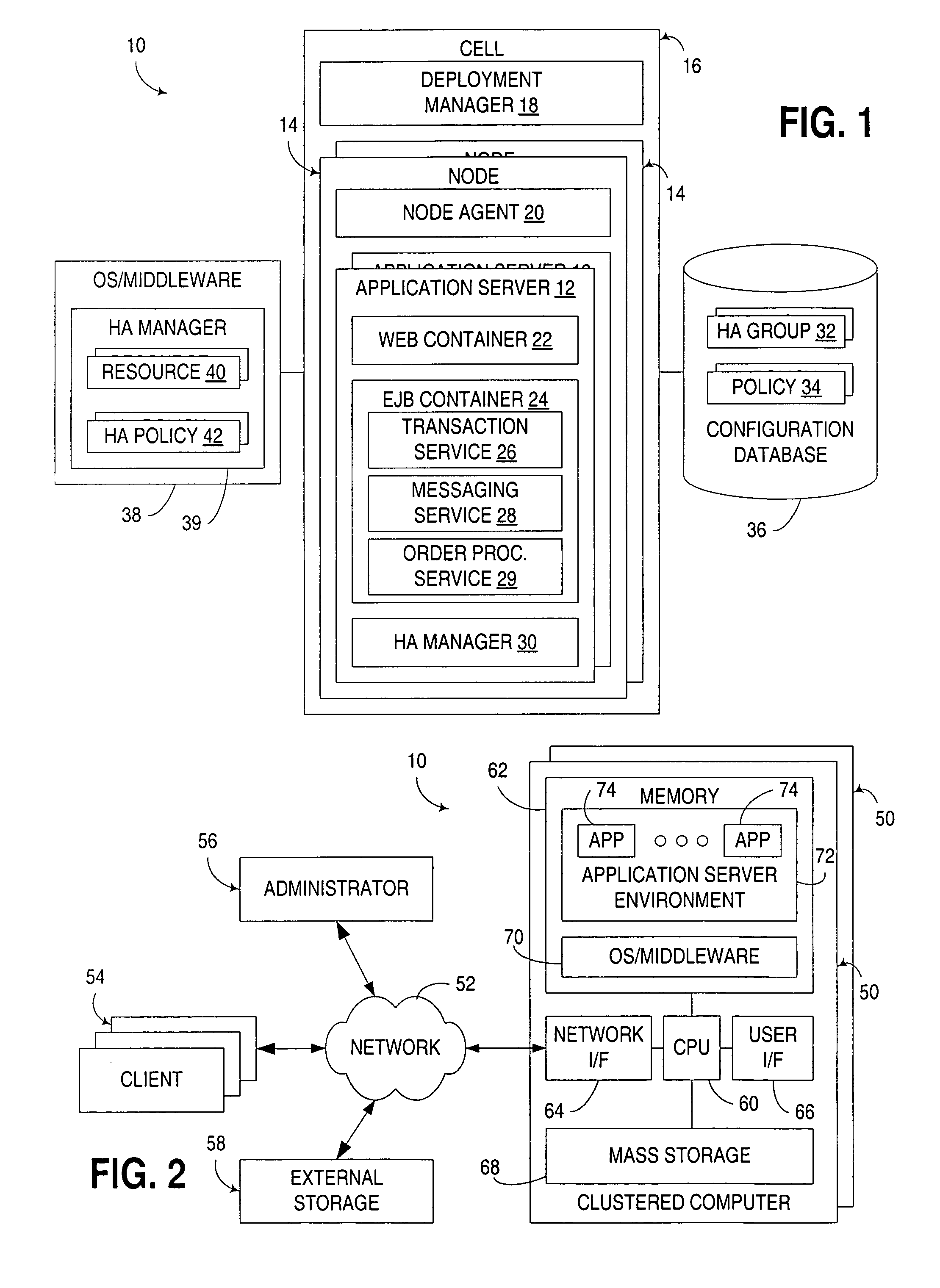 Application of resource-dependent policies to managed resources in a distributed computing system