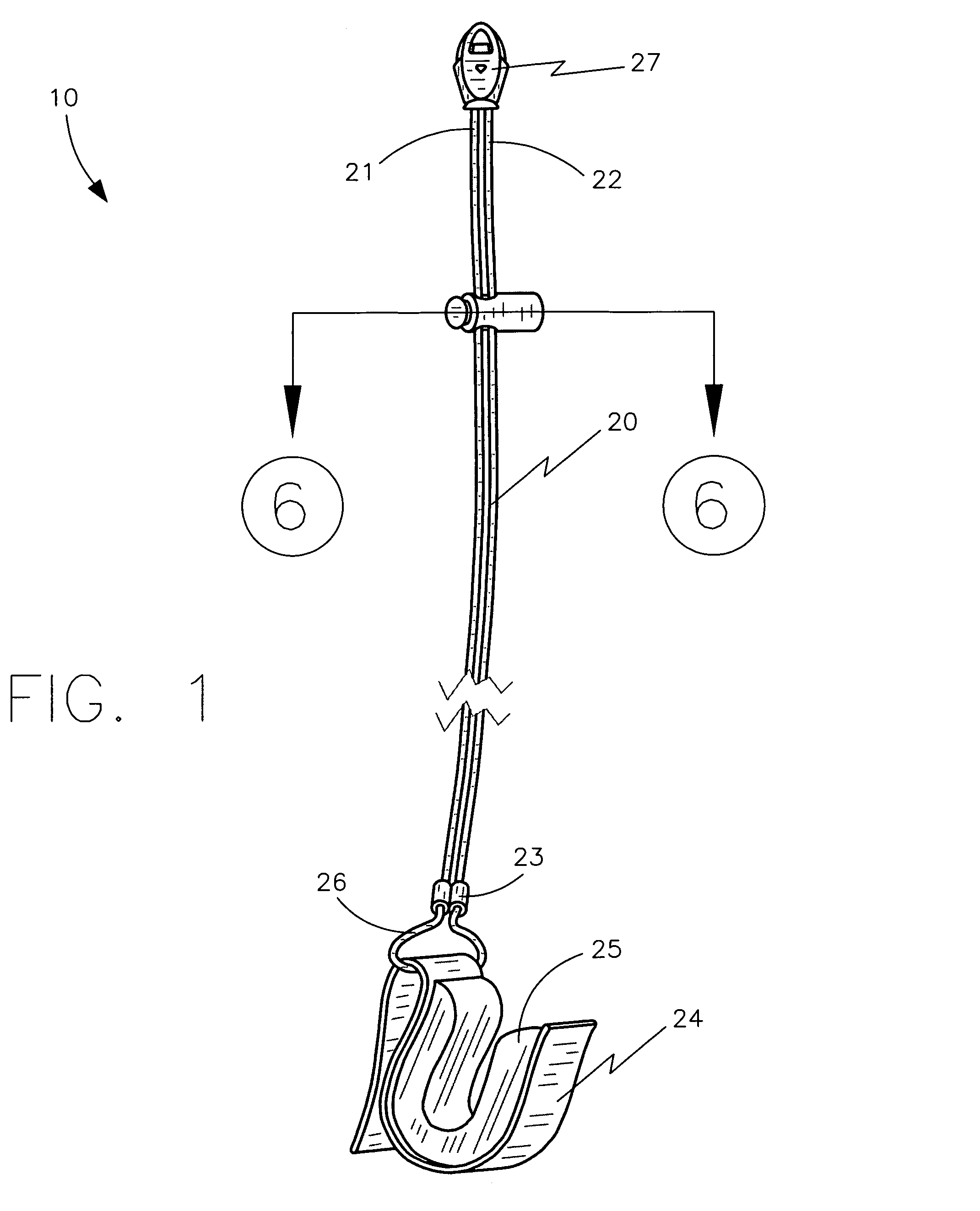 Portable fishing pole and binoculars support apparatus and associated method