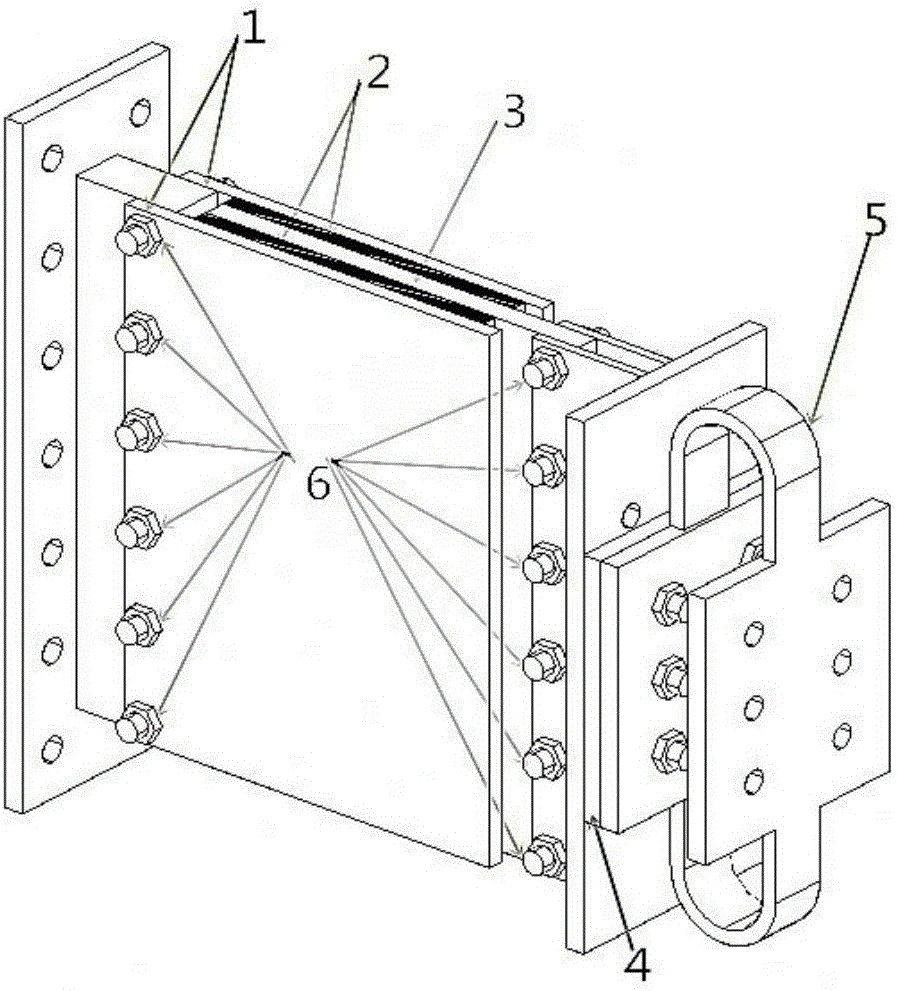 Wind-resistant and anti-seismic device for coupling beam