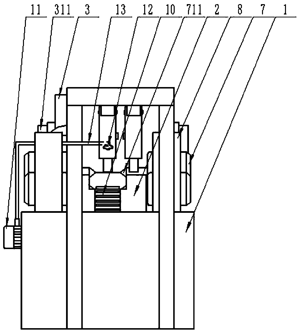 A processing method based on a NdFeB magnet auxiliary processing device