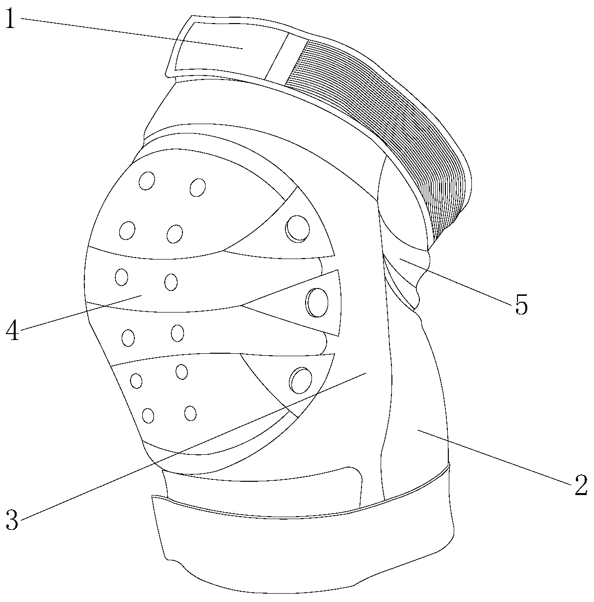 Skiing intelligent wearable equipment