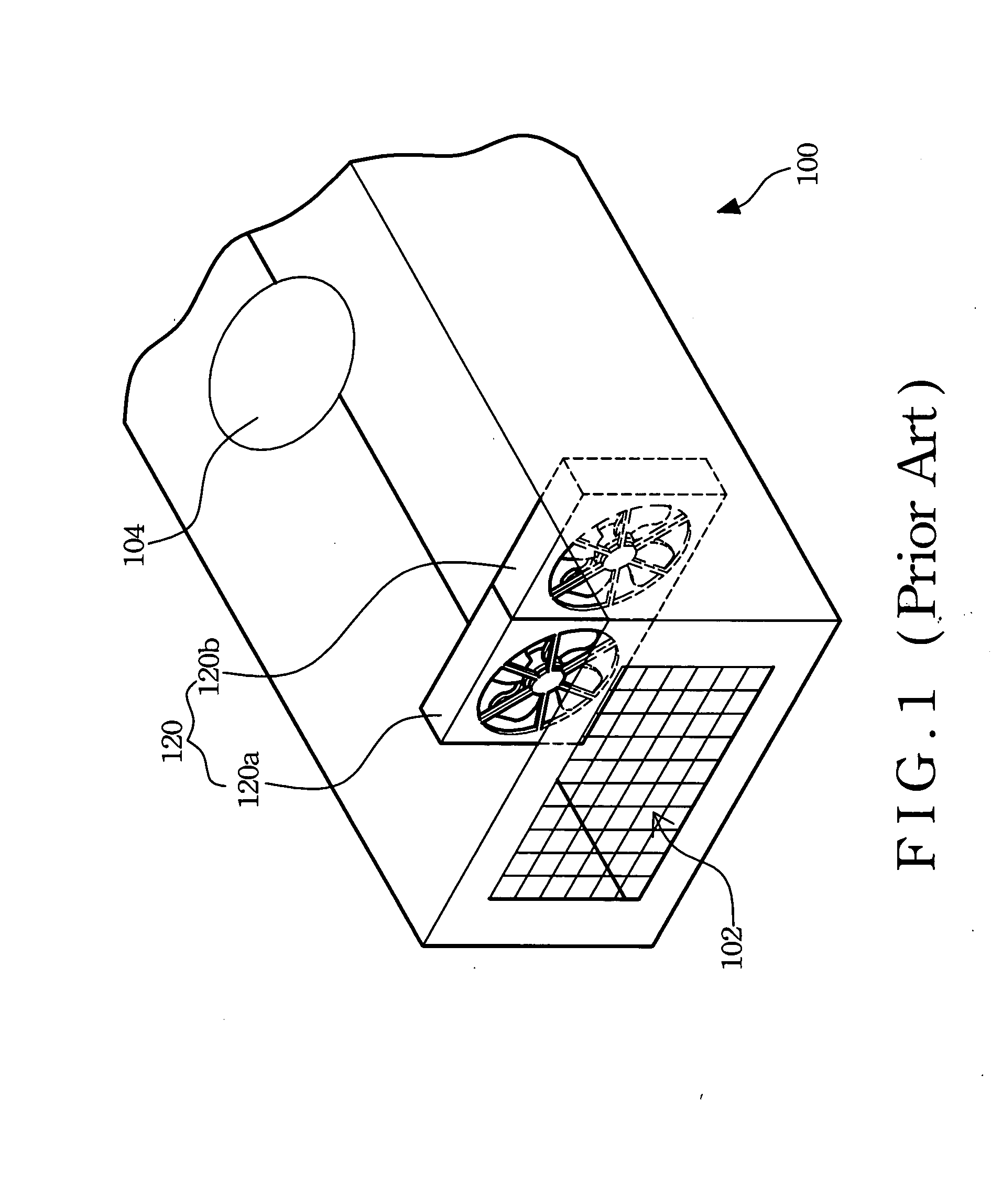 Projector with an equalizing temperature module