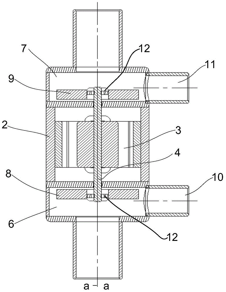 Water pump and clothes caring machine provided with water pump