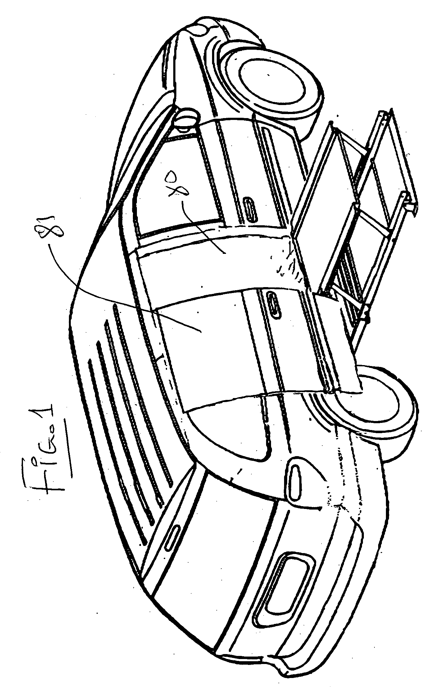 Wheelchair lift for automobile