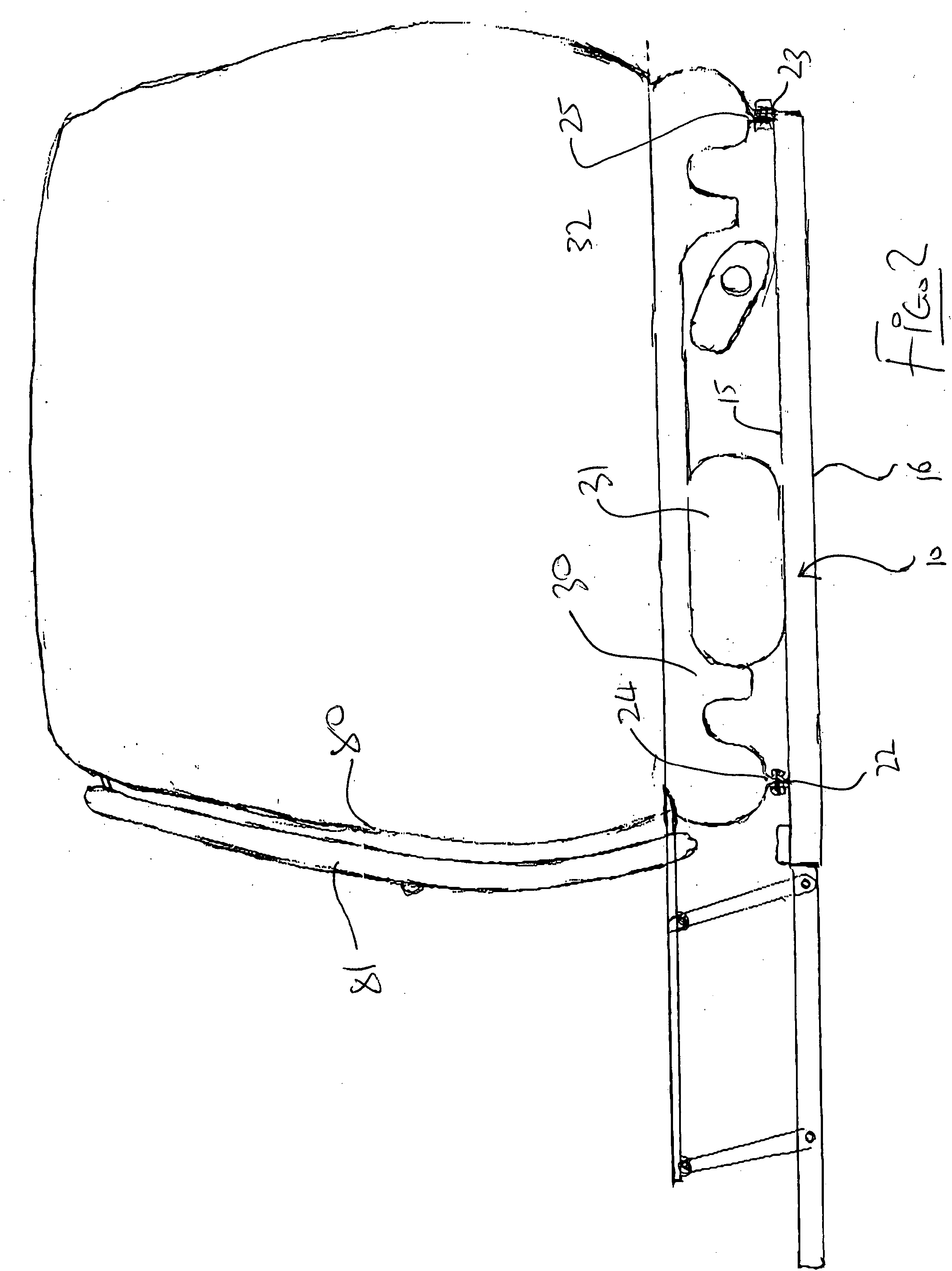 Wheelchair lift for automobile