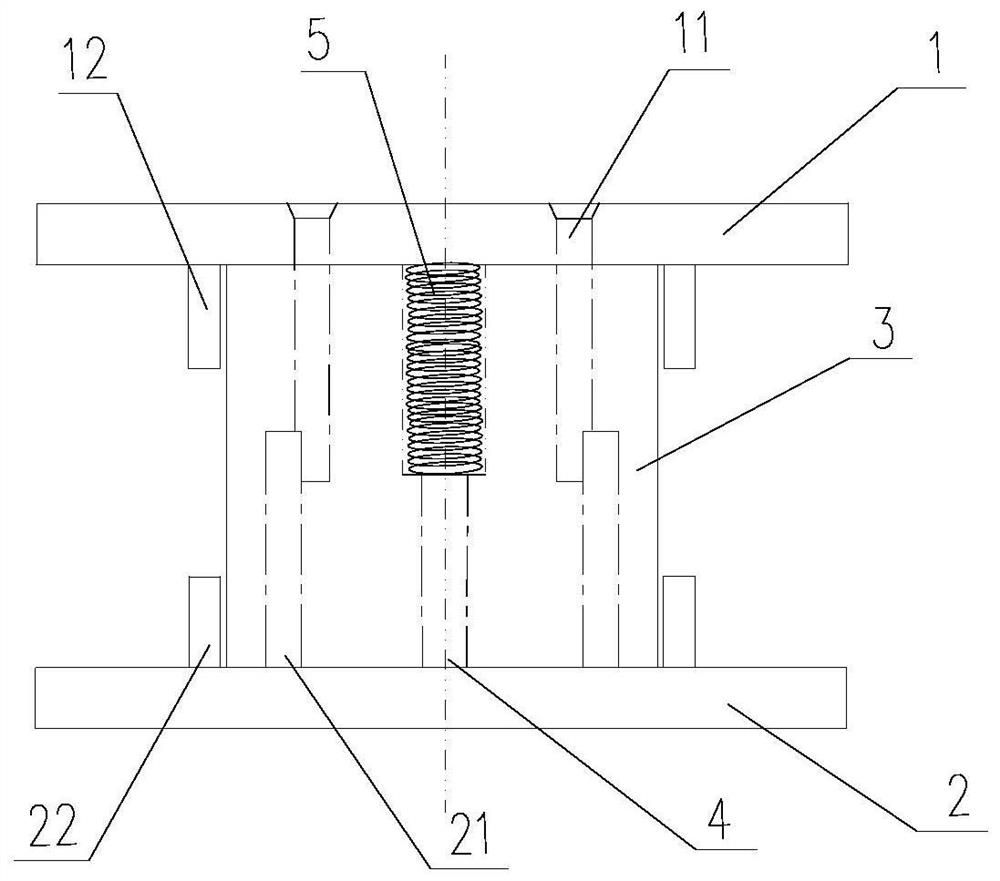 Vibration damping device for building